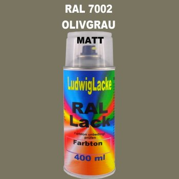 RAL 7002 OLIVGRAU Matt 400 ml 1K Spray