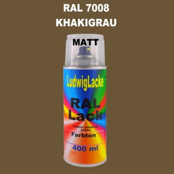 RAL 7008 KHAKIGRAU Matt 400 ml 1K Spray