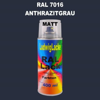 RAL 7016 ANTHRAZITGRAU Matt 400 ml 1K Spray