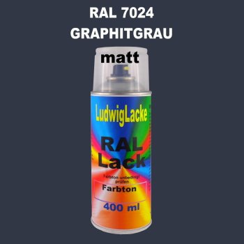RAL 7024 GRAPHITGRAU Matt 400 ml 1K Spray