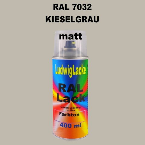 RAL 7032 KIESELGRAU Matt 400 ml 1K Spray