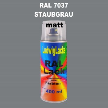 RAL 7037 STAUBGRAU Matt 400 ml 1K Spray