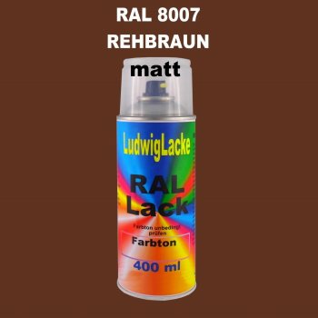 RAL 8007 REHBRAUN Matt 400 ml 1K Spray