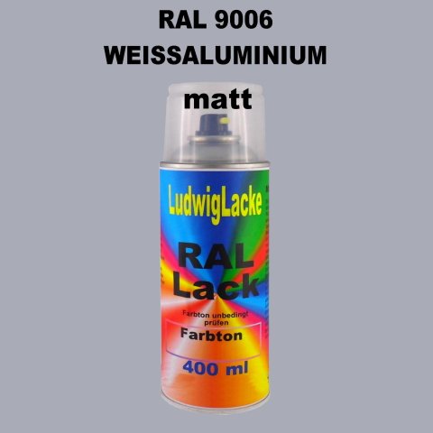 RAL 9006 Weissaluminium Matt 400 ml 1K Spray