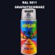 RAL 9011 Graphitschwarz Matt 400 ml 1K Spray