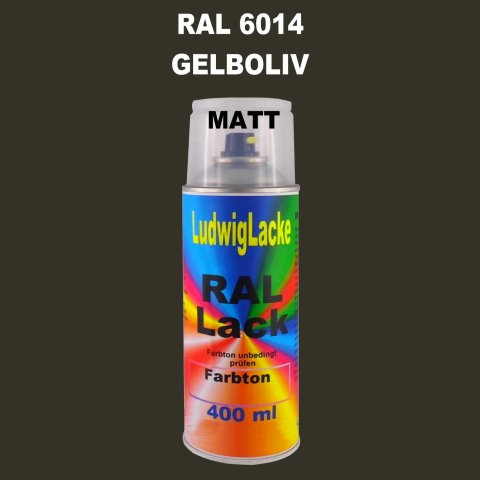 RAL 6014 GELBOLIV Matt 400 ml 1K Spray
