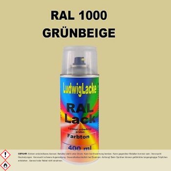 RAL 1000 GRÜNBEIGE Matt 400 ml 1K Spray