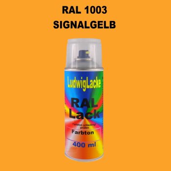 RAL 1003 SIGNALGELB Seidenmatt 400 ml 1K Spray