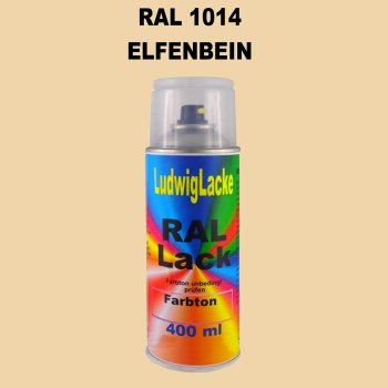 RAL 1014 ELFENBEIN Seidenmatt 400 ml 1K Spray