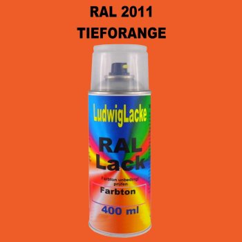 RAL 2011 TIEFORANGE Seidenmatt 400 ml 1K Spray