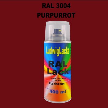 RAL 3004 PURPURROT Seidenmatt 400 ml 1K Spray
