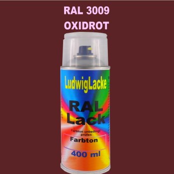 RAL 3009 OXIDROT Seidenmatt 400 ml 1K Spray