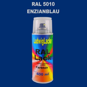 RAL 5010 ENZIANBLAU Seidenmatt 400 ml 1K Spray