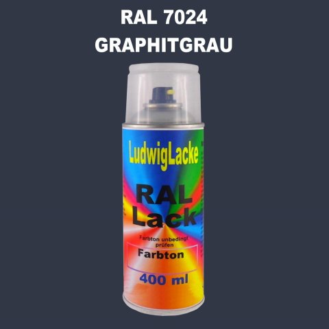 RAL 7024 GRAPHITGRAU Seidenmatt 400 ml 1K Spray
