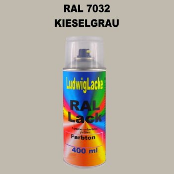 RAL 7032 KIESELGRAU Seidenmatt 400 ml 1K Spray