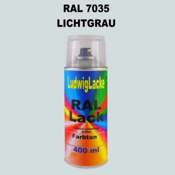 RAL 7035 LICHTGRAU Seidenmatt 400 ml 1K Spray