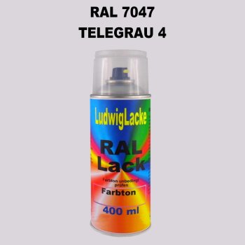 RAL 7047 Telegrau 4 Seidenmatt 400 ml 1K Spray