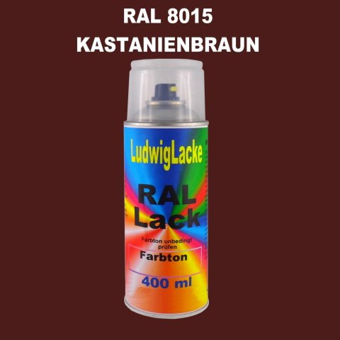 RAL 8015 KASTANIENBRAUN Seidenmatt 400 ml 1K Spray