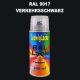 RAL 9017 VERKEHRSSCHWARZ Seidenmatt 400 ml 1K Spray