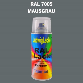 RAL 7005 MAUSGRAU Seidenmatt 400 ml 1K Spray