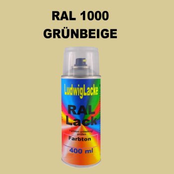RAL 1000 GRÜNBEIGE Seidenmatt 400 ml 1K Spray