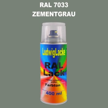 RAL 7033 ZEMENTGRAU Seidenmatt 400 ml 1K Spray