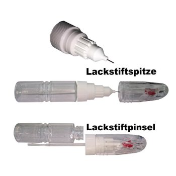 Lackstift Set mit Nadel+Pinsel im Farbton Pistazie LD6D / M5 / 9628 passend für VW 24ml