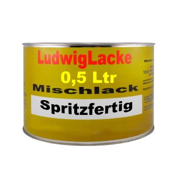 0,5 Liter spritzfertiger Autolack in Midnight Black...