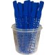 50 Plastik Rührstäbe 29 x2,4 x1,2cm blau zum verrühren von Farben und Lacken