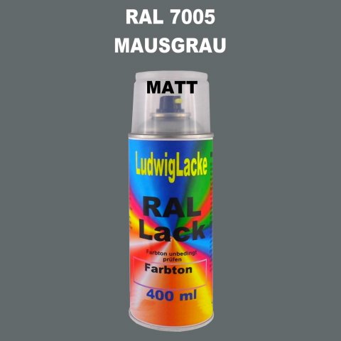 RAL 7005 MAUSGRAU Matt 400 ml 1K Spray