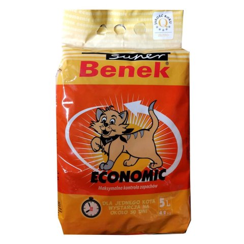 Katzenstreu 5 Liter Super Benek Economic Klumpend