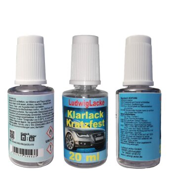 Lackstift-Set Autolack + Klarlack mit je 20ml für BMW in ANDESITSILBER M. B92